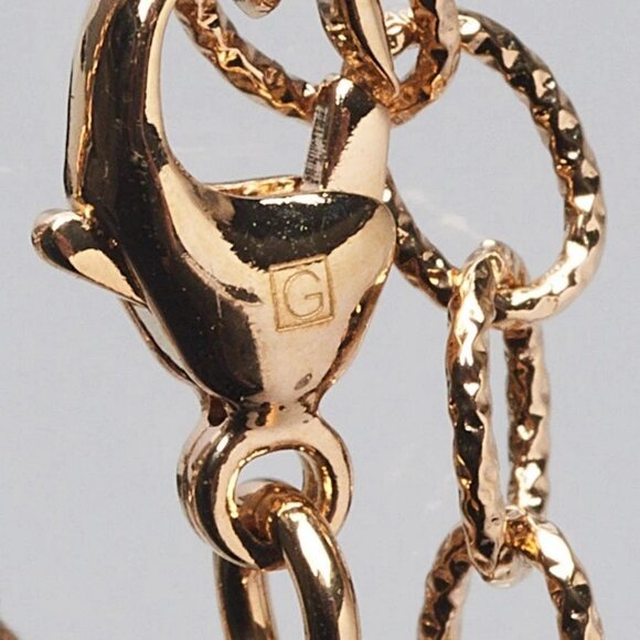 Gucci Crystal Embellished and Faux Pearl Logo Necklace - Picture 7 of 8